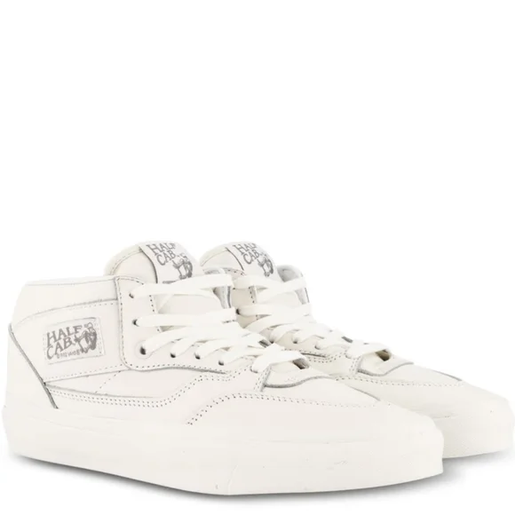 Vans Half Cab 33 DX Vintage Leather in White & Grey UK 8 EUR 42 Men's US 9.0 - Picture 8 of 16